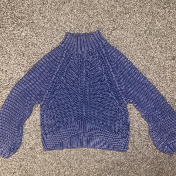 Free People Sweetheart Chunky Rib Knit Pullover Sweater - Picture 4 of 7